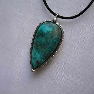 Krizokolla medál - ékszer - nyaklánc - medálos nyaklánc - Meska.hu