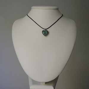 Aventurin mini szív medál - ékszer - nyaklánc - medálos nyaklánc - Meska.hu