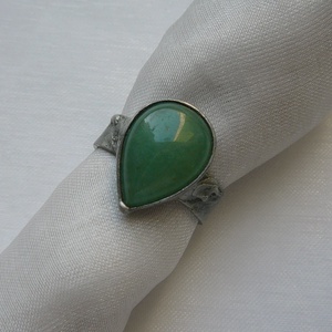 Aventurin gyűrű - ékszer - gyűrű - szoliter gyűrű - Meska.hu