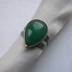 Aventurin gyűrű - ékszer - gyűrű - szoliter gyűrű - Meska.hu