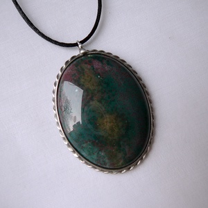 Heliotróp medál - ékszer - nyaklánc - medálos nyaklánc - Meska.hu