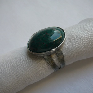 Heliotróp gyűrű, Ékszer, Gyűrű, Szoliter gyűrű, Ékszerkészítés, Fémmegmunkálás, MESKA