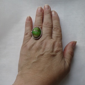 Üledéki jáspis gyűrű - ékszer - gyűrű - szoliter gyűrű - Meska.hu