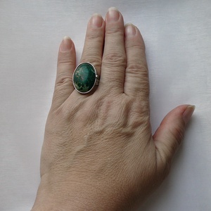 Üledéki jáspis gyűrű - ékszer - gyűrű - szoliter gyűrű - Meska.hu