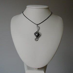 Gránát violinkulcs medál - ékszer - nyaklánc - medálos nyaklánc - Meska.hu