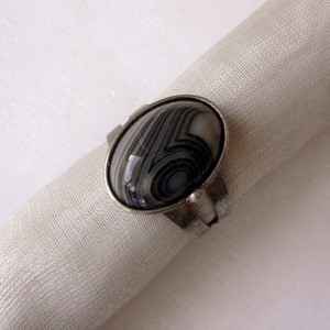 Ónix gyűrű - ékszer - gyűrű - szoliter gyűrű - Meska.hu