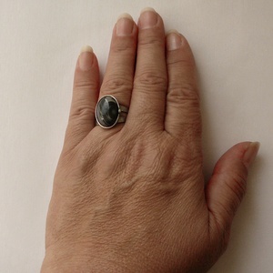 Ónix gyűrű - ékszer - gyűrű - szoliter gyűrű - Meska.hu
