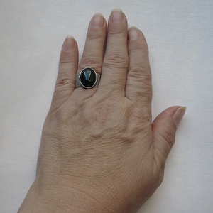 Ónix gyűrű - ékszer - gyűrű - szoliter gyűrű - Meska.hu