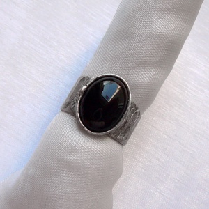 Ónix gyűrű - ékszer - gyűrű - szoliter gyűrű - Meska.hu