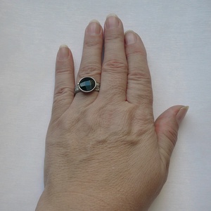 Ónix gyűrű - ékszer - gyűrű - szoliter gyűrű - Meska.hu