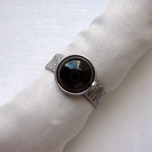 Ónix gyűrű - ékszer - gyűrű - szoliter gyűrű - Meska.hu