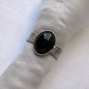 Ónix gyűrű - ékszer - gyűrű - szoliter gyűrű - Meska.hu