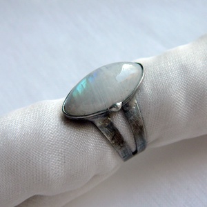 Holdkő gyűrű, Ékszer, Gyűrű, Szoliter gyűrű, Ékszerkészítés, Fémmegmunkálás, MESKA