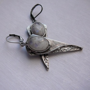 Holdkő fülbevaló - Meska.hu