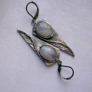 Holdkő fülbevaló - ékszer - fülbevaló - lógó fülbevaló - Meska.hu