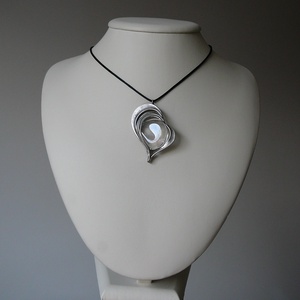 Hegyikristály szív medál - ékszer - nyaklánc - medálos nyaklánc - Meska.hu