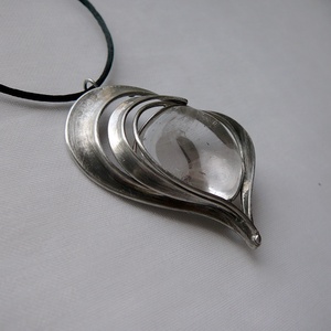 Hegyikristály szív medál - Meska.hu