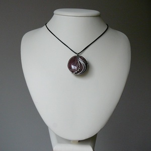 Gránát medál - ékszer - nyaklánc - medálos nyaklánc - Meska.hu