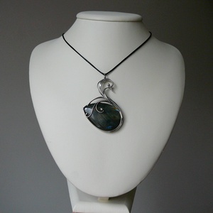 Labradorit medál - ékszer - nyaklánc - medál - Meska.hu