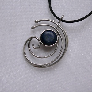 Lápisz lazuli medál - ékszer - nyaklánc - medálos nyaklánc - Meska.hu