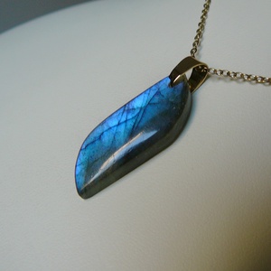 Labradorit medálos nyaklánc - Meska.hu