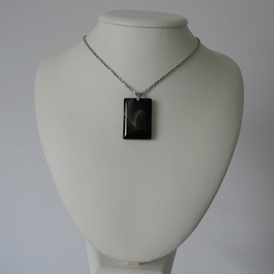 Ónix medálos nyaklánc - ékszer - nyaklánc - medálos nyaklánc - Meska.hu