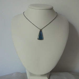 Labradorit medálos nyaklánc - ékszer - nyaklánc - medálos nyaklánc - Meska.hu