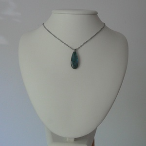 Labradorit medálos nyaklánc - ékszer - nyaklánc - medálos nyaklánc - Meska.hu