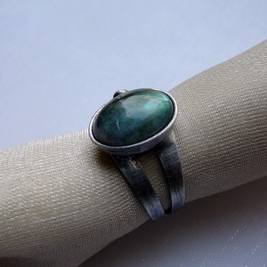 Labradorit gyűrű - ékszer - gyűrű - szoliter gyűrű - Meska.hu