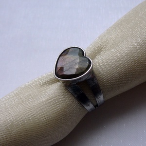 Labradorit gyűrű - ékszer - gyűrű - szoliter gyűrű - Meska.hu