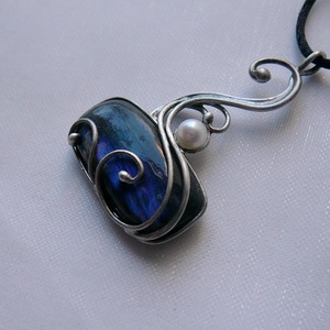 Labradorit medál - ékszer - nyaklánc - medál - Meska.hu