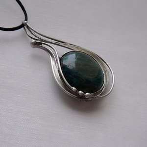 Apatit medál, Ékszer, Nyaklánc, Medálos nyaklánc, Ékszerkészítés, Fémmegmunkálás, MESKA