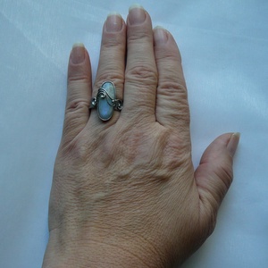 Holdkő gyűrű - ékszer - gyűrű - szoliter gyűrű - Meska.hu