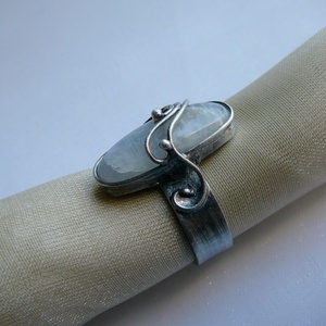 Holdkő gyűrű - ékszer - gyűrű - szoliter gyűrű - Meska.hu