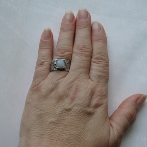 Holdkő gyűrű - ékszer - gyűrű - szoliter gyűrű - Meska.hu