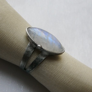 Holdkő gyűrű - ékszer - gyűrű - szoliter gyűrű - Meska.hu