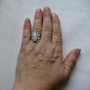 Holdkő gyűrű - ékszer - gyűrű - szoliter gyűrű - Meska.hu