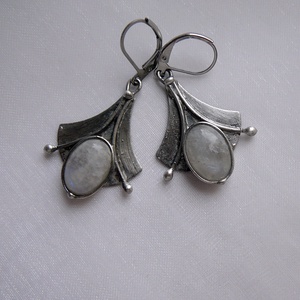 Holdkő fülbevaló - ékszer - fülbevaló - lógó fülbevaló - Meska.hu