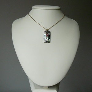 Pávakagyló medálos nyaklánc - ékszer - nyaklánc - medálos nyaklánc - Meska.hu