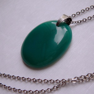 Achát medálos nyaklánc, Ékszer, Nyaklánc, Medál, Ékszerkészítés, MESKA