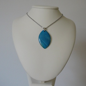 Achát medálos nyaklánc - ékszer - nyaklánc - medál - Meska.hu