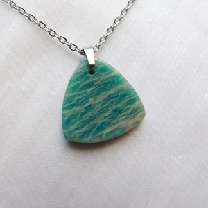 Amazonit medálos nyaklánc - ékszer - nyaklánc - medálos nyaklánc - Meska.hu