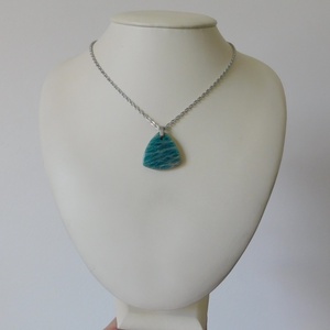 Amazonit medálos nyaklánc - ékszer - nyaklánc - medálos nyaklánc - Meska.hu