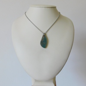 Amazonit medálos nyaklánc - ékszer - nyaklánc - medálos nyaklánc - Meska.hu