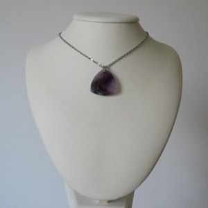 Ametiszt medálos nyaklánc - ékszer - nyaklánc - medálos nyaklánc - Meska.hu