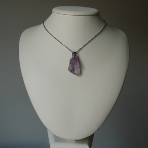 Ametiszt medálos nyaklánc - ékszer - nyaklánc - medálos nyaklánc - Meska.hu