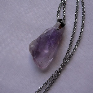 Ametiszt medálos nyaklánc - ékszer - nyaklánc - medálos nyaklánc - Meska.hu