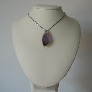 Ametiszt medálos nyaklánc - ékszer - nyaklánc - medálos nyaklánc - Meska.hu