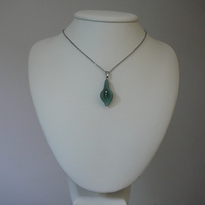 Aventurin kála medálos nyaklánc - ékszer - nyaklánc - medálos nyaklánc - Meska.hu