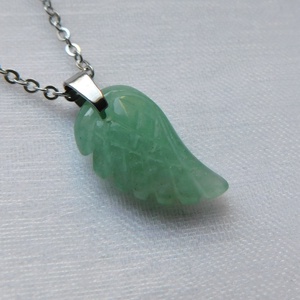 Aventurin szárny medálos nyaklánc - ékszer - nyaklánc - medálos nyaklánc - Meska.hu